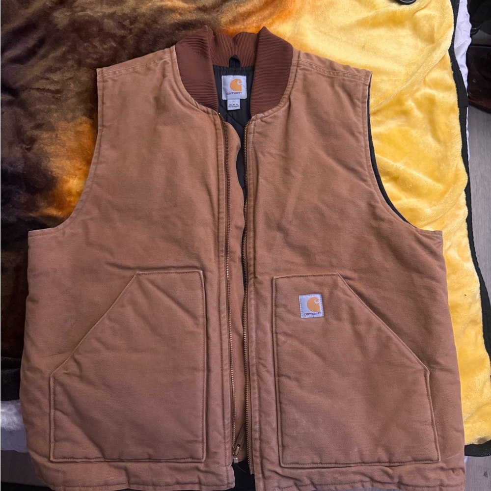 Carhartt Tan Work Vest